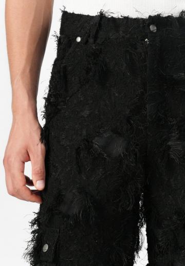 Брюки с накладными карманами