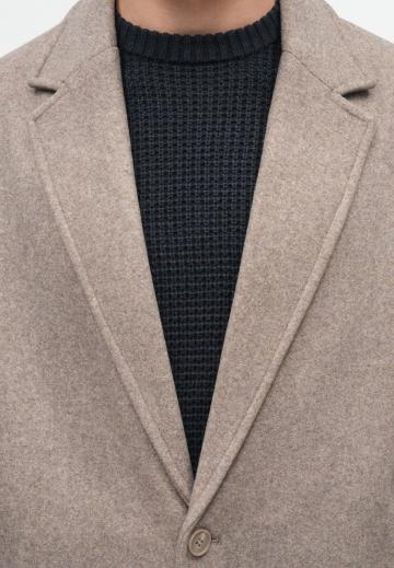 Шерстяное пальто