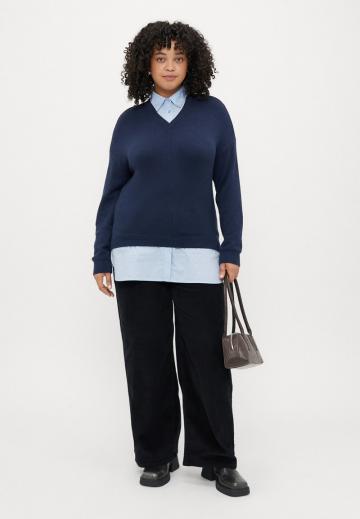 Длинный пуловер