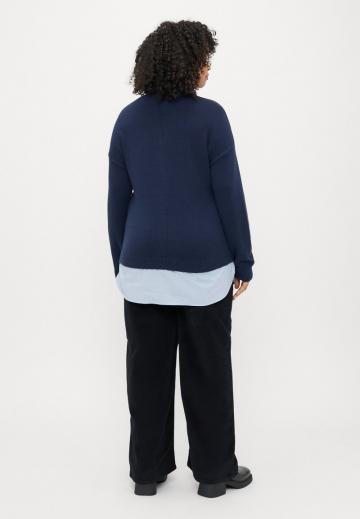 Длинный пуловер