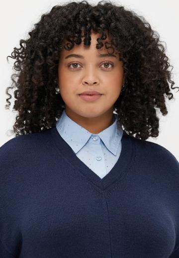 Длинный пуловер