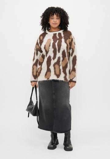 Длинный пуловер