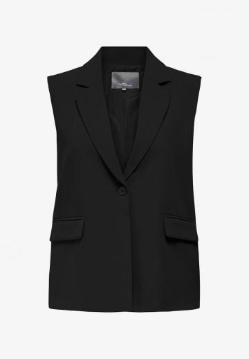 Длинный жилет