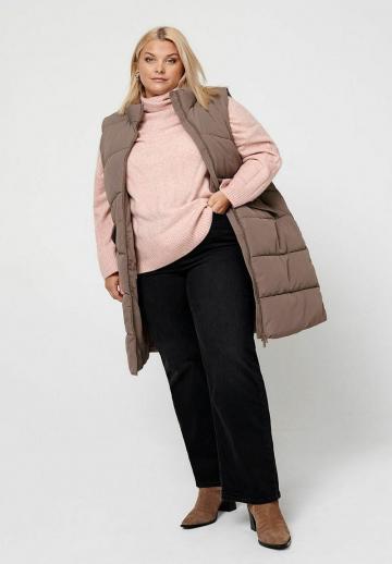 Длинный жилет