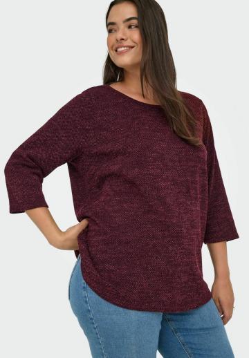 Пуловер с рукавом три четверти