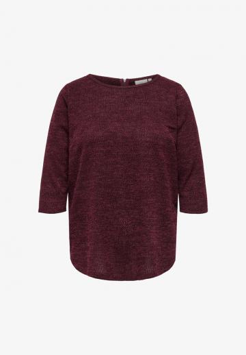 Пуловер с рукавом три четверти