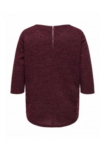 Пуловер с рукавом три четверти