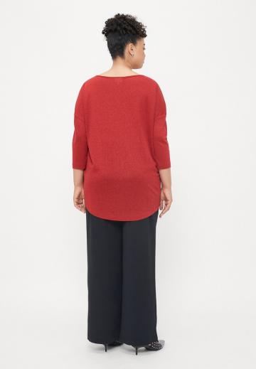 Длинный пуловер