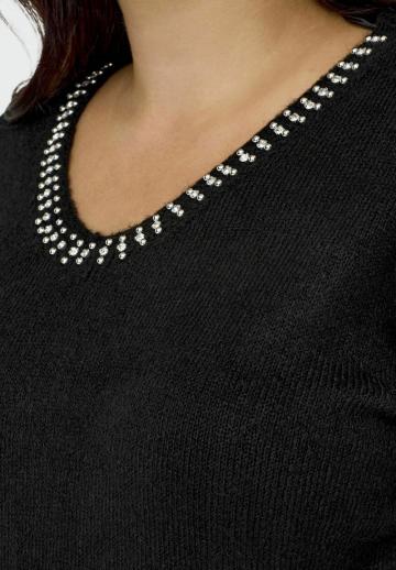 Длинный пуловер