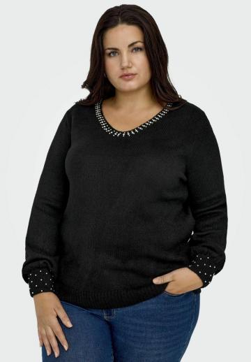 Длинный пуловер