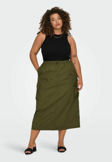 Юбка с накладными карманами