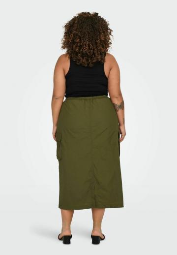Юбка с накладными карманами