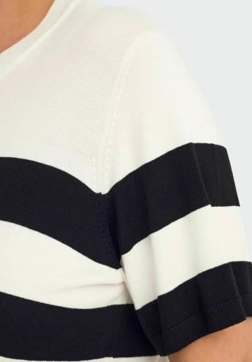 Пуловер с коротким рукавом
