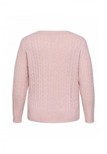 Пуловер с вырезом V