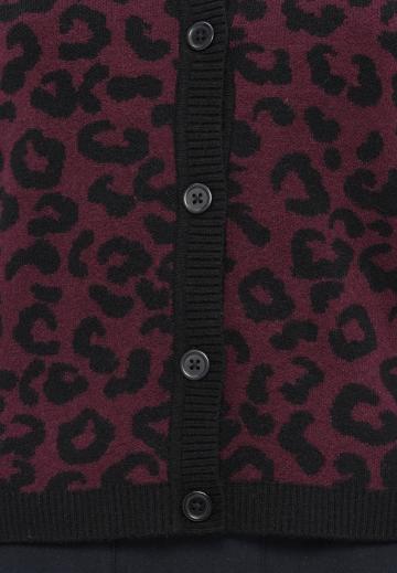 Жаккардовая вязаная кофта