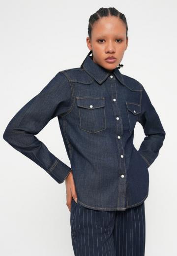 Джинсовая блузка