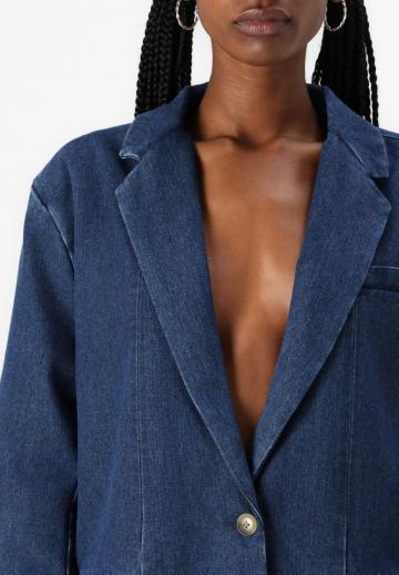 Длинный блейзер