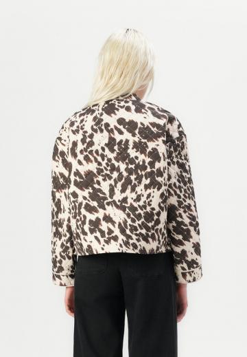 Жаккардовая вязаная кофта