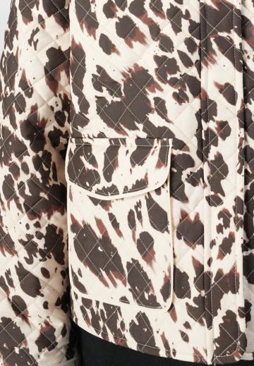 Жаккардовая вязаная кофта