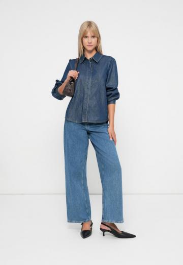 Джинсовая блузка