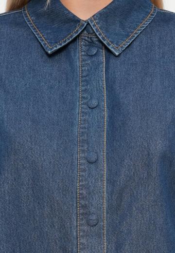 Джинсовая блузка