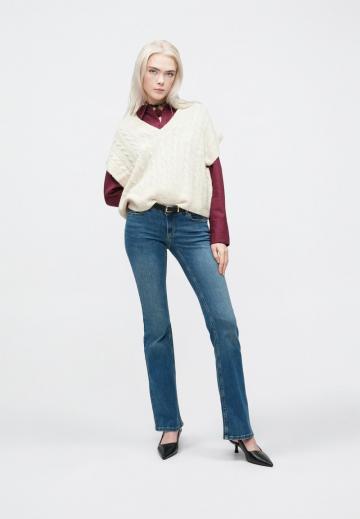 Пуловер с коротким рукавом