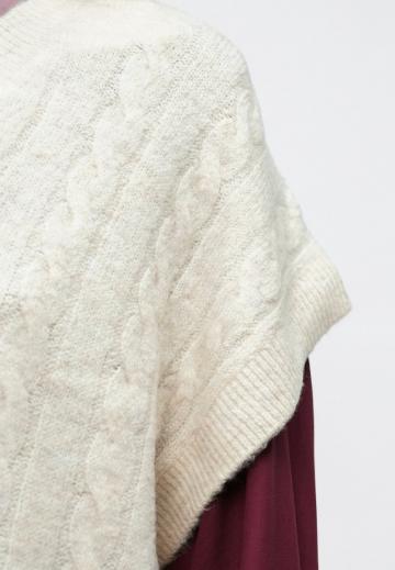 Пуловер с коротким рукавом