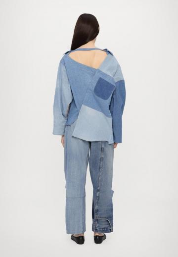 Джинсовая блузка