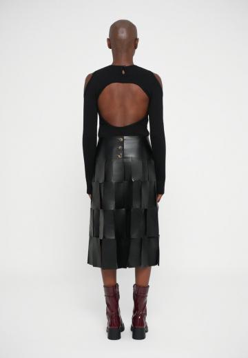 Кожаная юбка