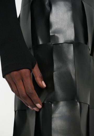 Кожаная юбка