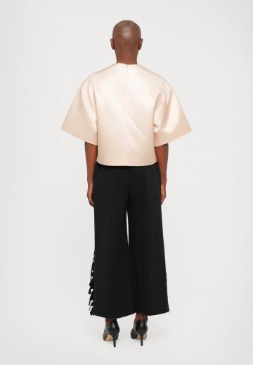 Атласная блузка