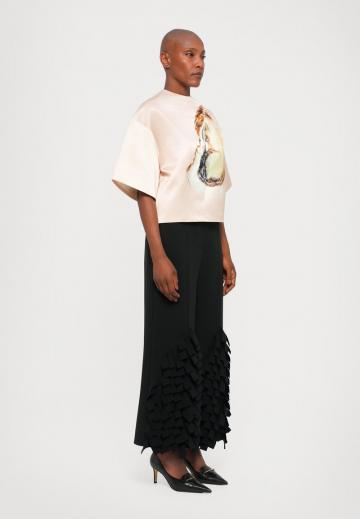 Атласная блузка