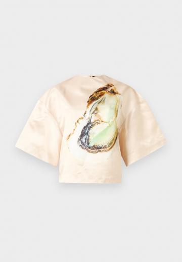 Атласная блузка