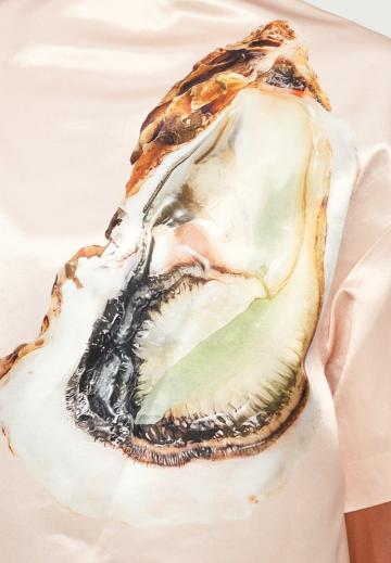 Атласная блузка