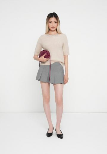 Пуловер с коротким рукавом