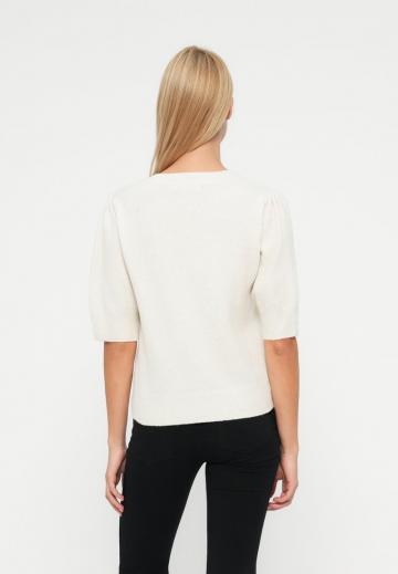 Пуловер с коротким рукавом