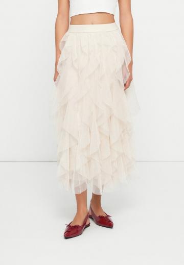 Юбка с воланами