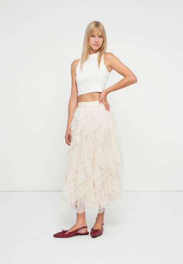 Юбка с воланами