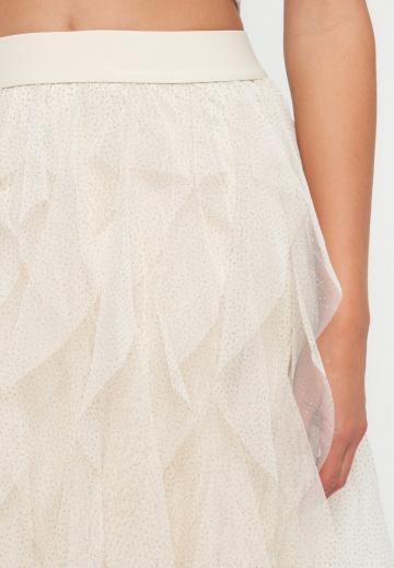 Юбка с воланами