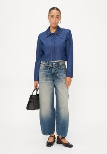 Прямые джинсы