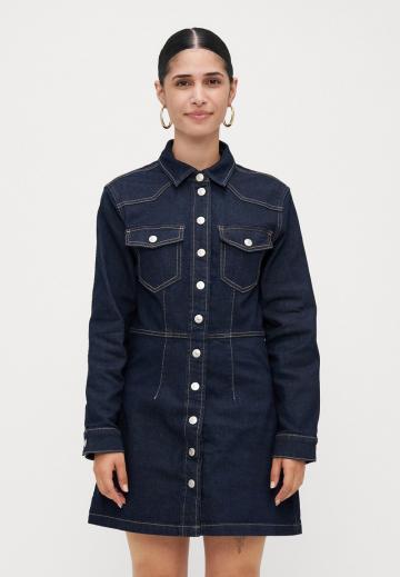 Джинсовое платье