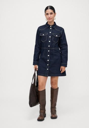 Джинсовое платье