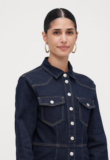 Джинсовое платье