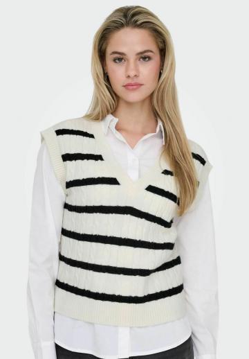 Пуловер без рукавов