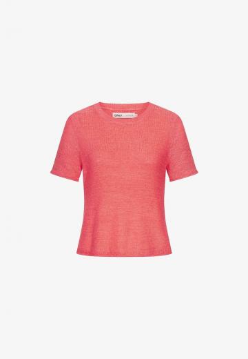 Пуловер с коротким рукавом