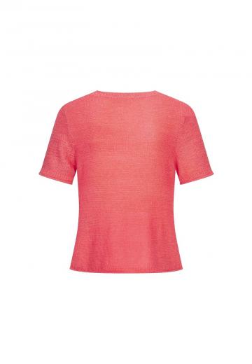 Пуловер с коротким рукавом