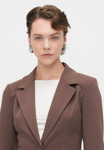 Длинный блейзер