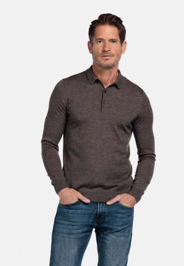 Поло с длинным рукавом