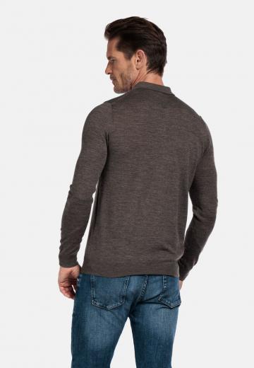 Поло с длинным рукавом