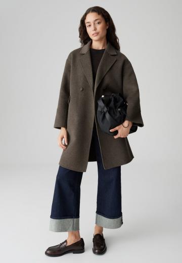 Шерстяное пальто
